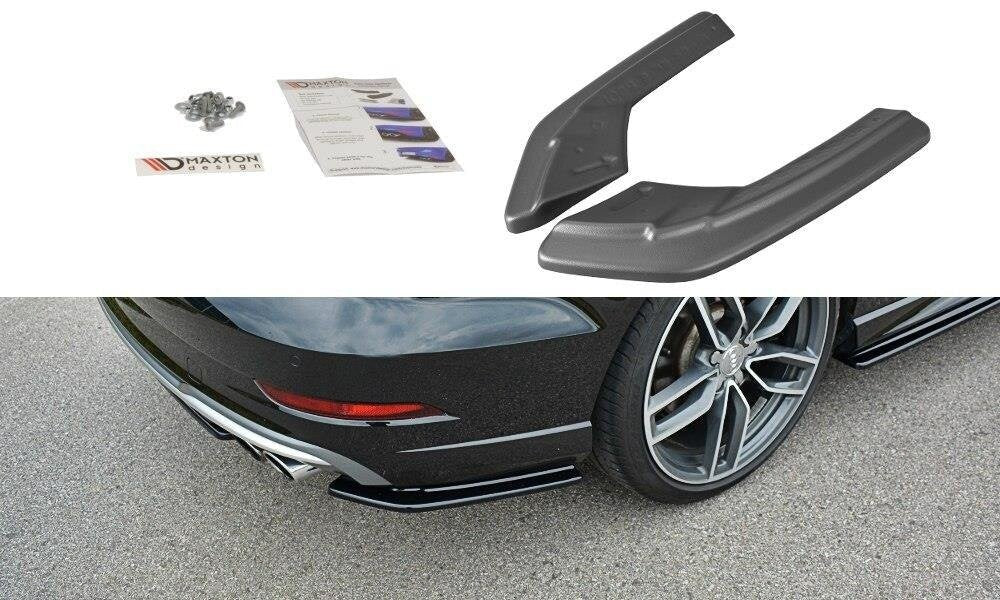 Heck Ansatz Flaps Diffusor für Audi S3 / A3 S-Line 8V FL Limousine   Maxton Design