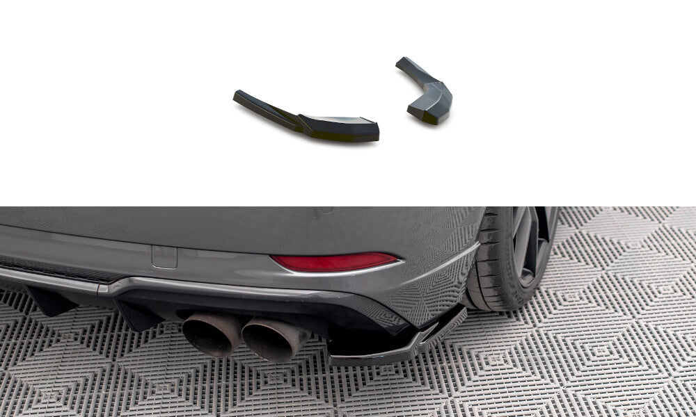 Heck Ansatz Flaps Diffusor für Audi S3 Sportback 8V Facelift   Maxton Design