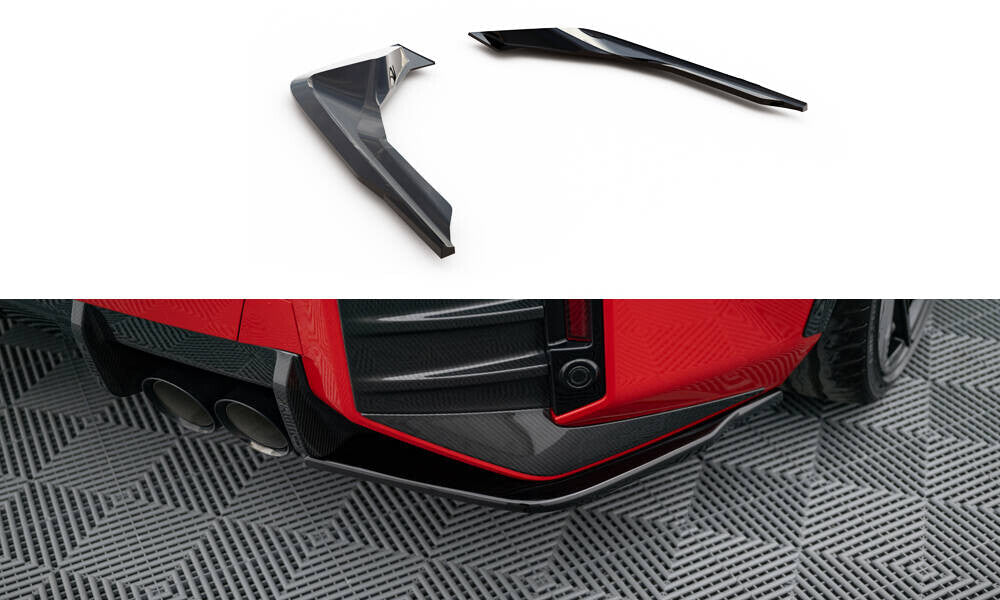 Heck Ansatz Flaps Diffusor für BMW M2 M-Performance G87   Maxton Design