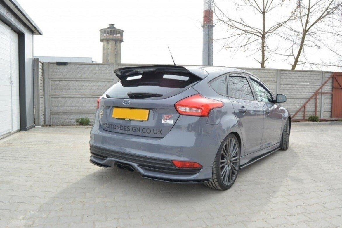 Heck Ansatz Flaps Diffusor für Ford Focus ST Mk3 FL   Maxton Design