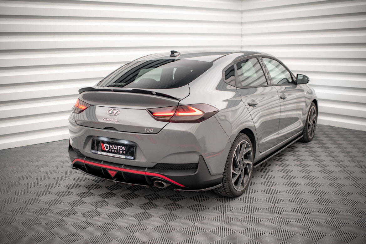 Heck Ansatz Flaps Diffusor für Hyundai I30 Fastback N-Line FL   Maxton Design