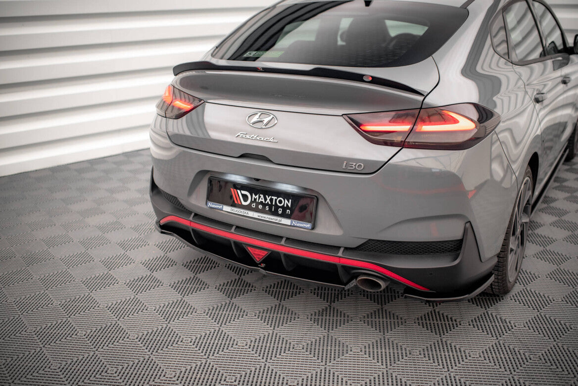Heck Ansatz Flaps Diffusor für Hyundai I30 Fastback N-Line FL   Maxton Design