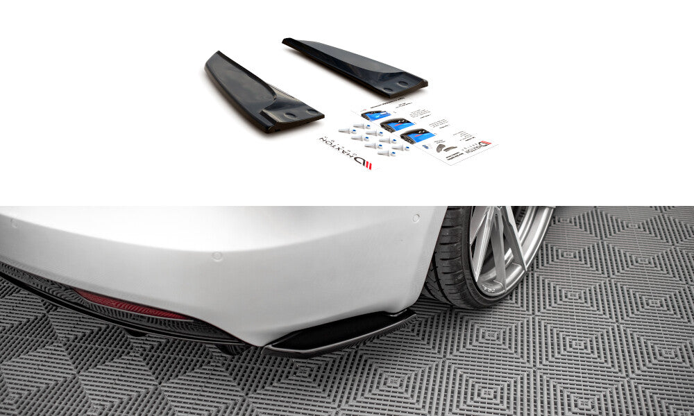 Heck Ansatz Flaps Diffusor für Tesla Model S FL   Maxton Design
