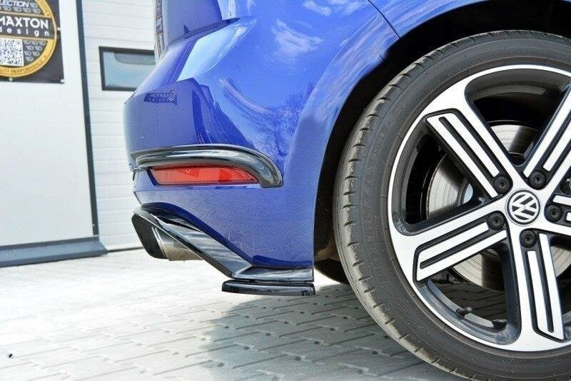 Heck Ansatz Flaps Diffusor für VW GOLF 7 R Facelift   Maxton Design