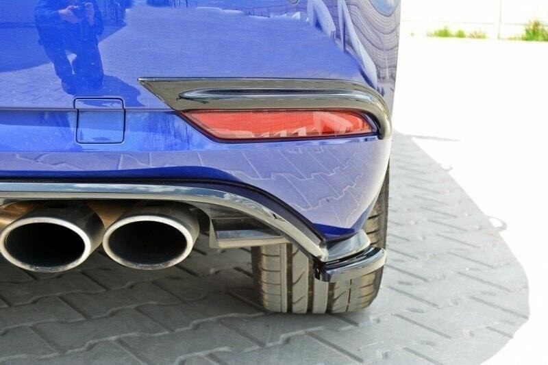 Heck Ansatz Flaps Diffusor für VW GOLF 7 R Facelift   Maxton Design