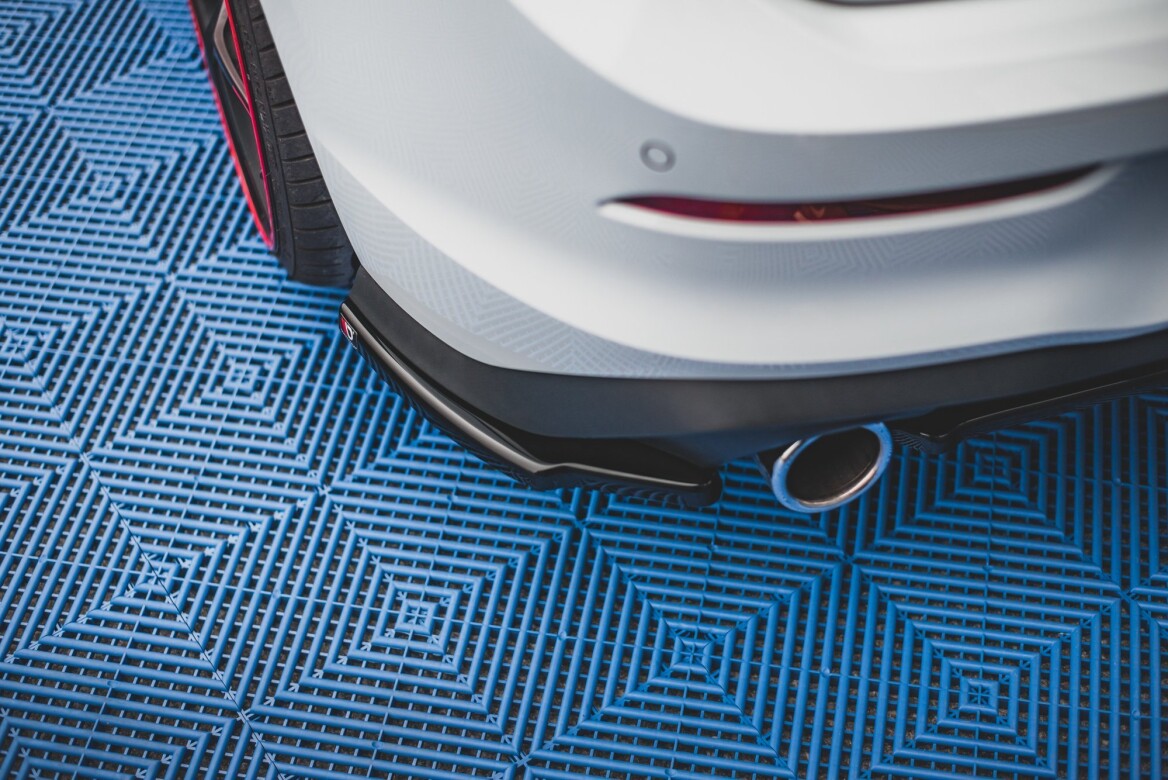 Heck Ansatz Flaps Diffusor für VW Golf 8 GTI   Maxton Design