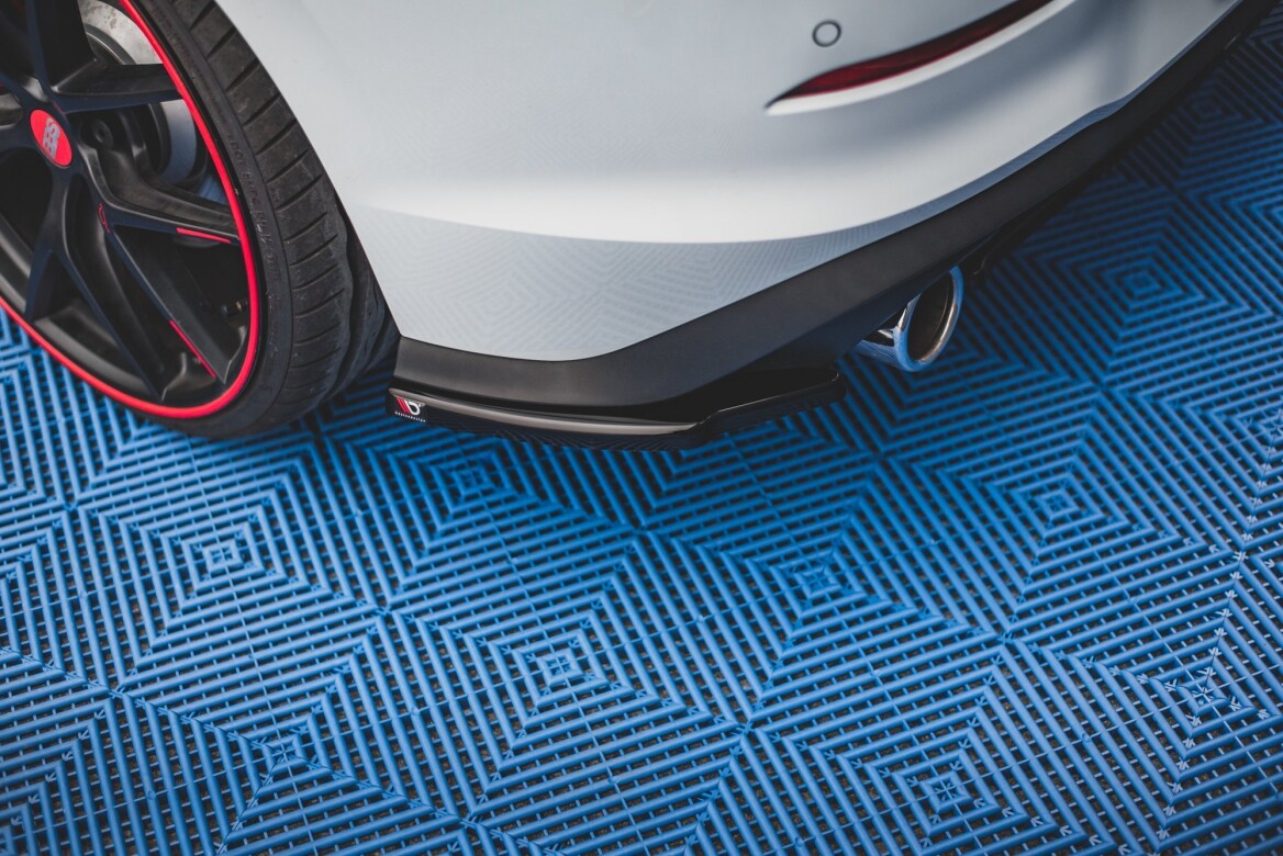 Heck Ansatz Flaps Diffusor für VW Golf 8 GTI   Maxton Design