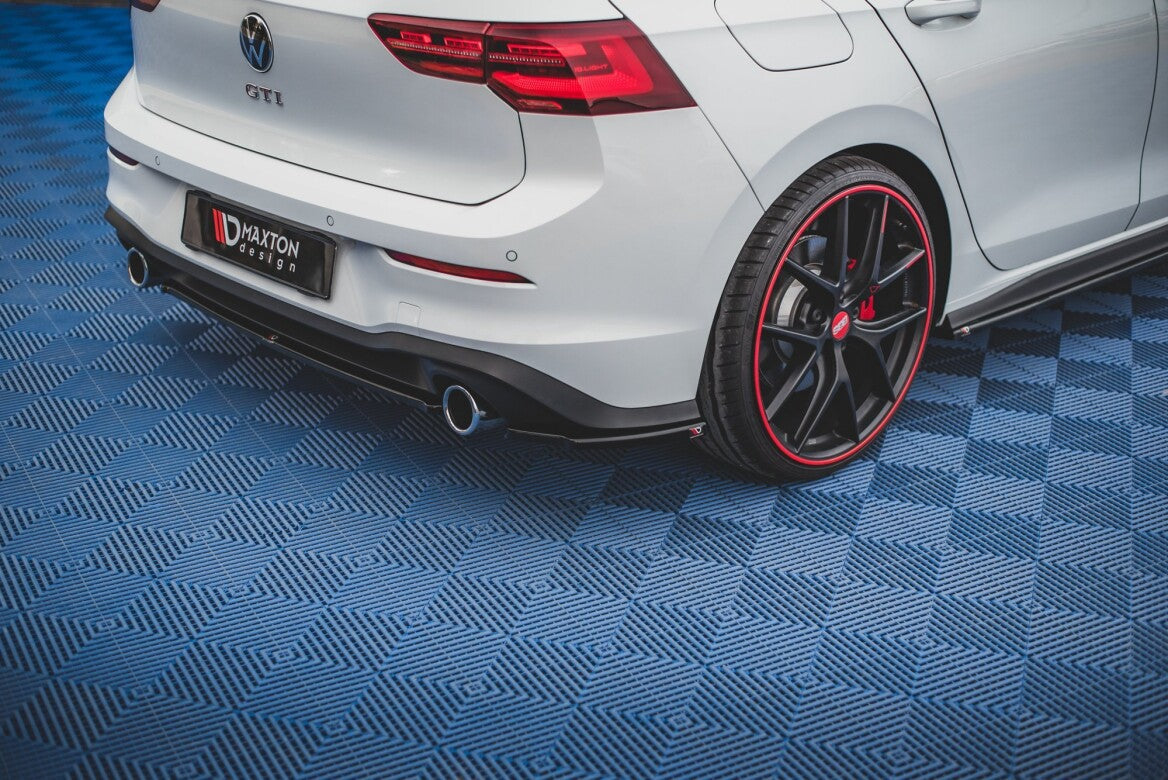 Heck Ansatz Flaps Diffusor für VW Golf 8 GTI   Maxton Design