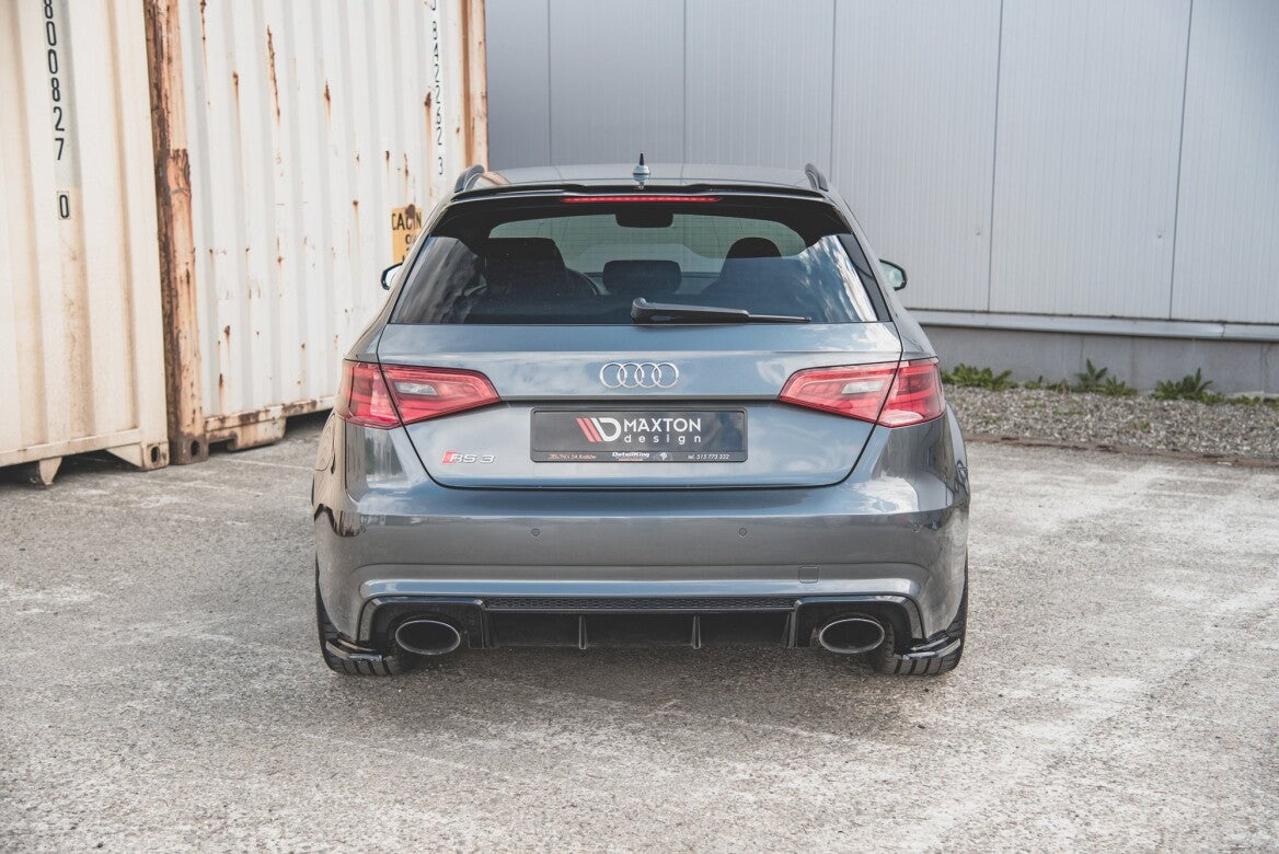 Heck Ansatz Flaps Diffusor V.1 für Audi RS3 8V Sportback   Maxton Design