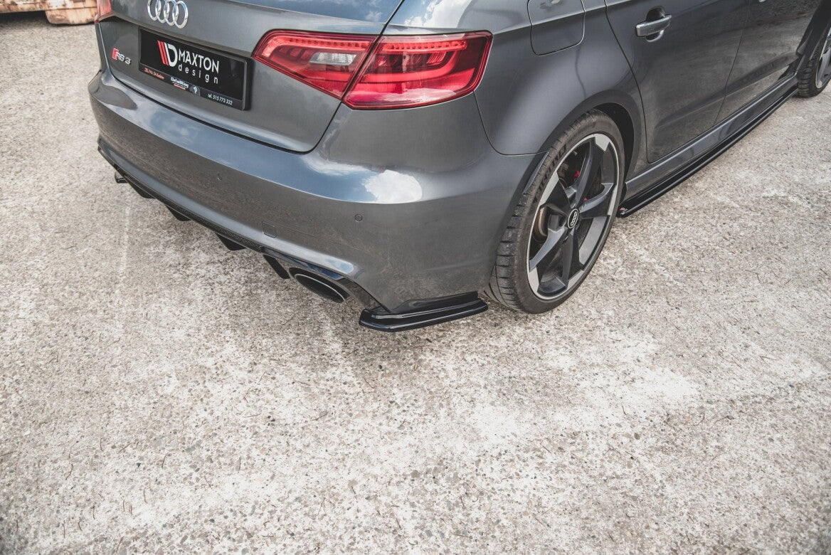 Heck Ansatz Flaps Diffusor V.1 für Audi RS3 8V Sportback   Maxton Design