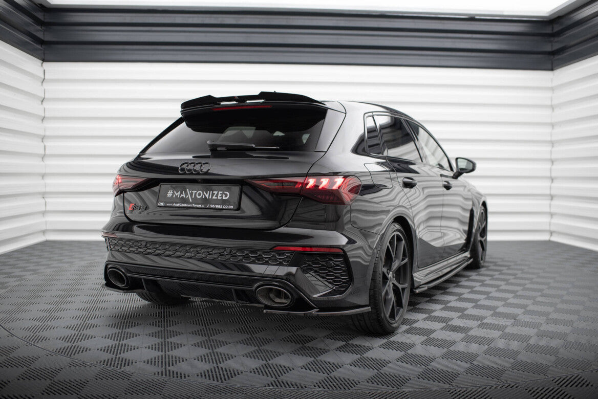 Heck Ansatz Flaps Diffusor V.1 für Audi RS3 Sportback 8Y   Maxton Design
