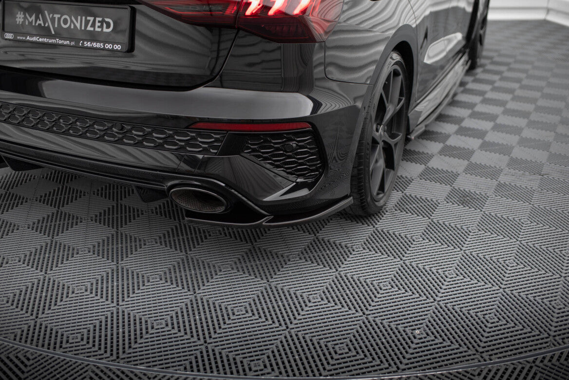 Heck Ansatz Flaps Diffusor V.1 für Audi RS3 Sportback 8Y   Maxton Design