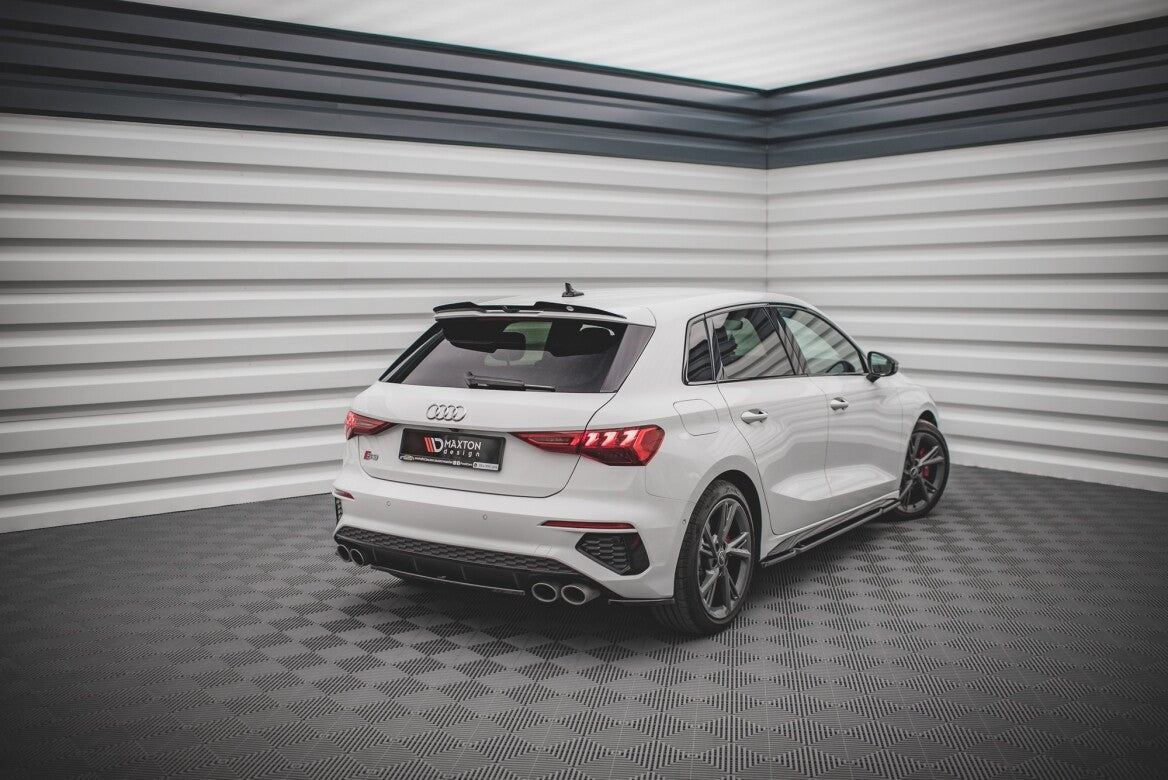 Heck Ansatz Flaps Diffusor V.1 für Audi S3 8Y   Maxton Design