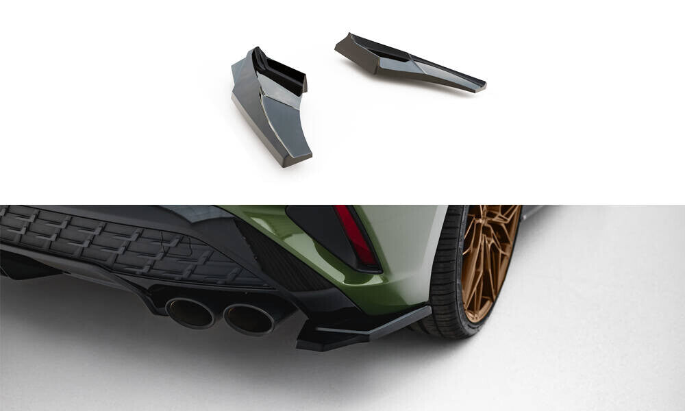 Heck Ansatz Flaps Diffusor V.1 für Audi S3 Sportback Facelift   Maxton Design