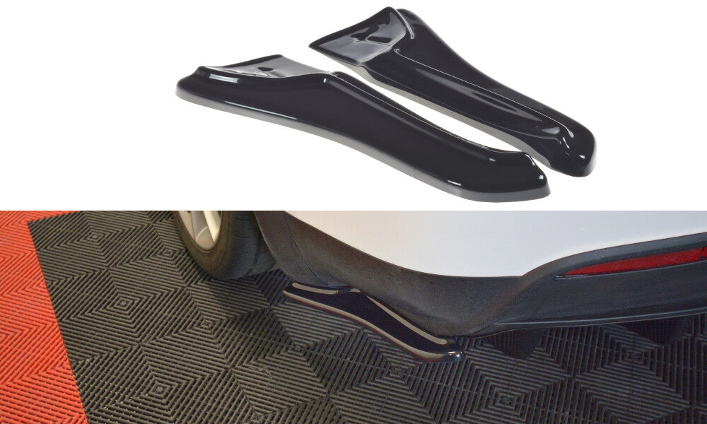 Heck Ansatz Flaps Diffusor V.1 für TESLA MODEL X   Maxton Design