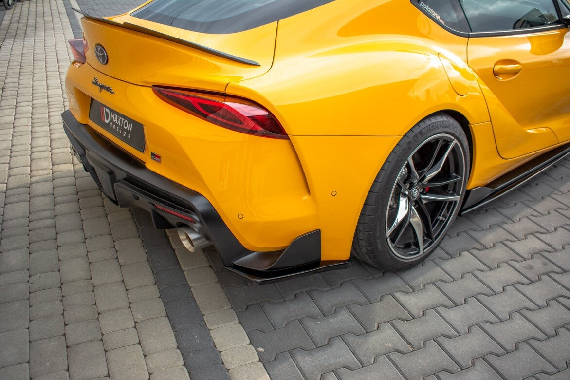 Heck Ansatz Flaps Diffusor V.1 für Toyota Supra Mk5   Maxton Design