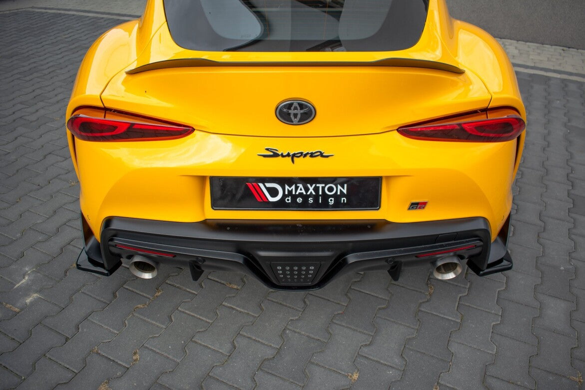 Heck Ansatz Flaps Diffusor V.1 für Toyota Supra Mk5   Maxton Design