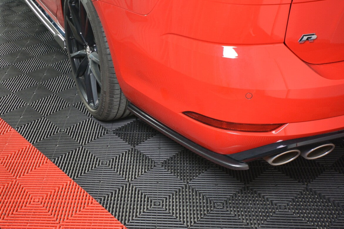 Heck Ansatz Flaps Diffusor V.1 für VW GOLF 7 R VARIANT FACELIFT   Maxton Design