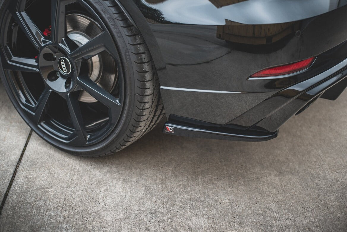 Heck Ansatz Flaps Diffusor V.2 für Audi RS3 8V Sportback Facelift   Maxton Design