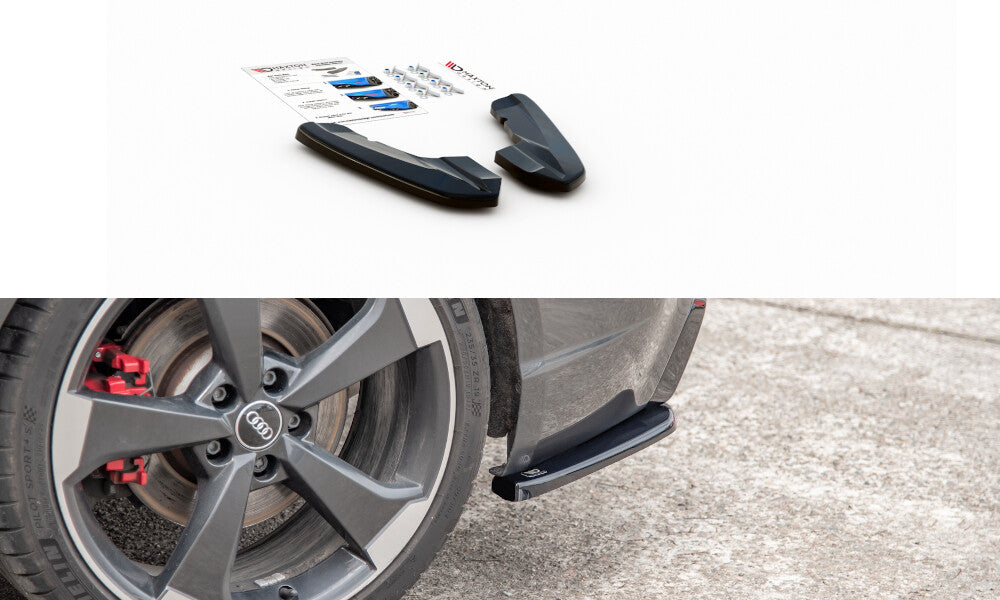 Heck Ansatz Flaps Diffusor V.2 für Audi RS3 8V Sportback   Maxton Design