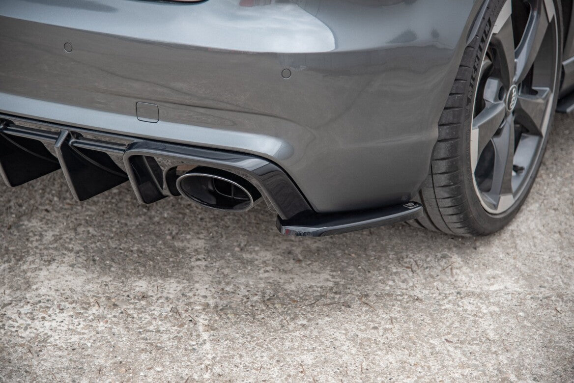 Heck Ansatz Flaps Diffusor V.2 für Audi RS3 8V Sportback   Maxton Design