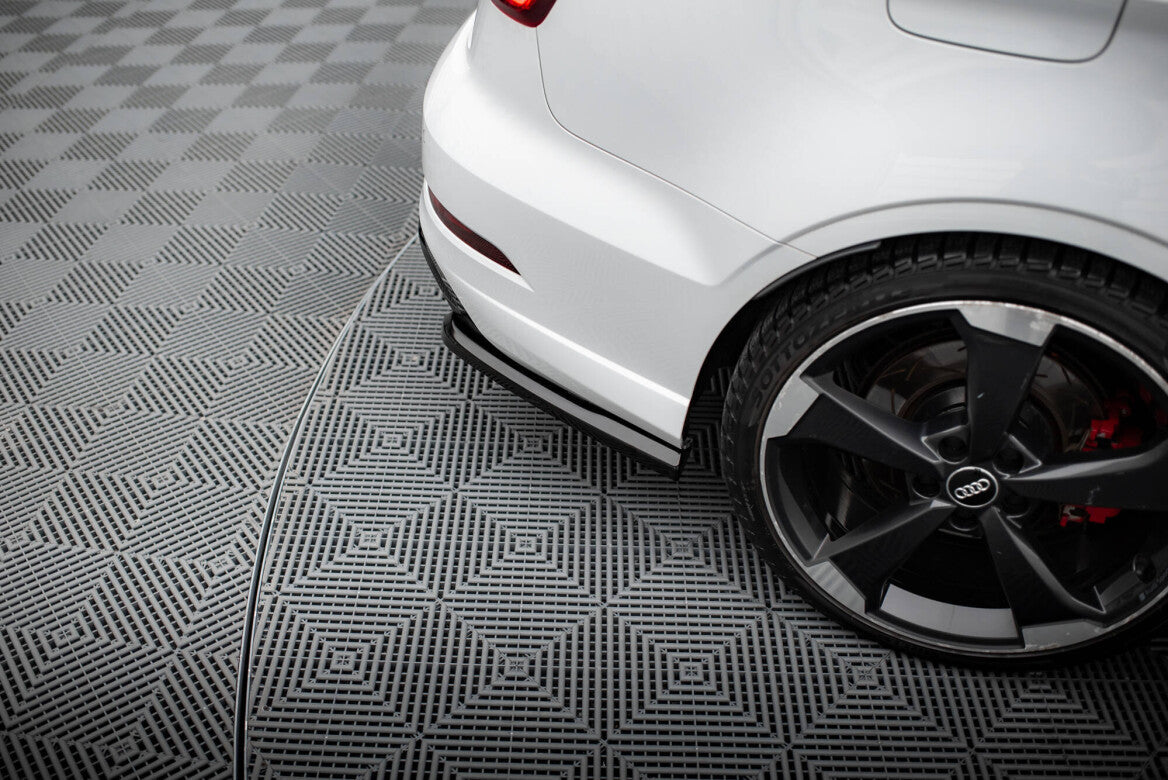 Heck Ansatz Flaps Diffusor V.2 für Audi RS3 Limousine 8V Facelift   Maxton Design