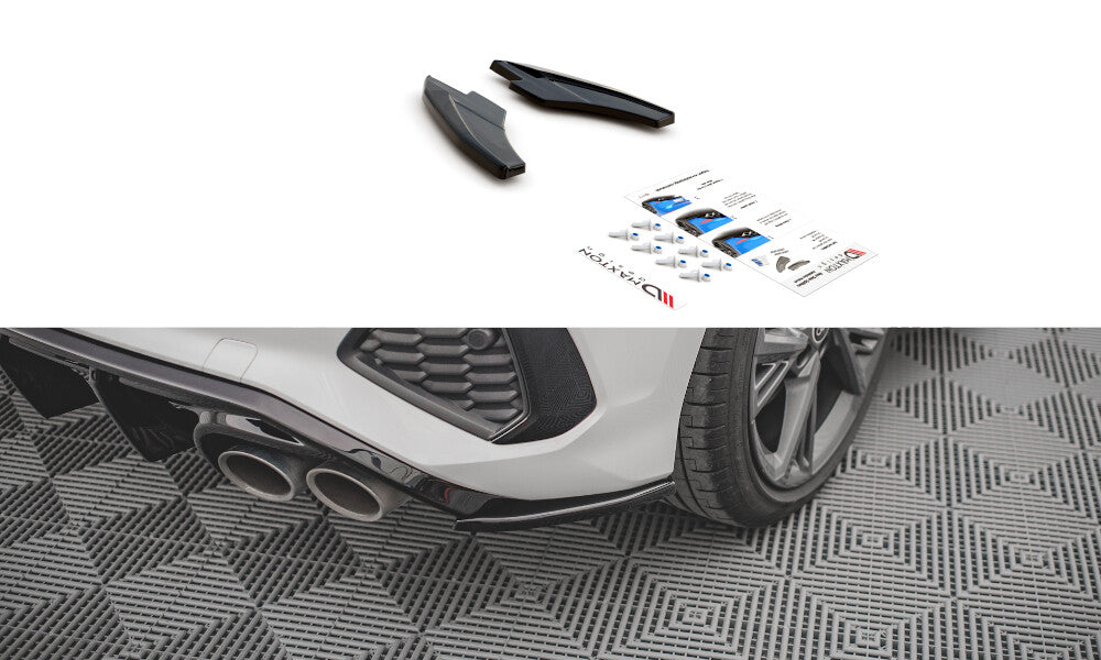 Heck Ansatz Flaps Diffusor V.2 für Audi S3 8Y   Maxton Design