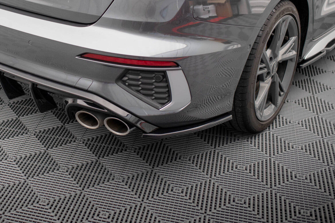 Heck Ansatz Flaps Diffusor V.2 für Audi S3 Limousine 8Y   Maxton Design