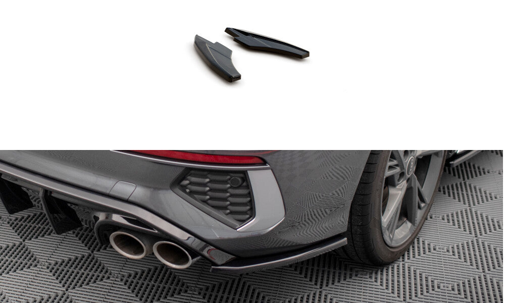 Heck Ansatz Flaps Diffusor V.2 für Audi S3 Limousine 8Y   Maxton Design