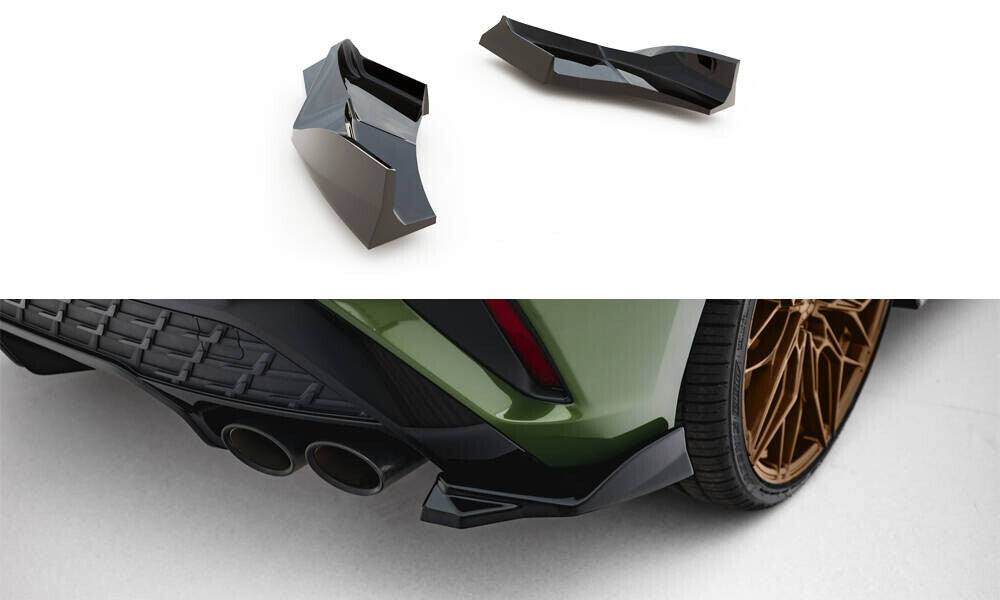 Heck Ansatz Flaps Diffusor V.2 für Audi S3 Sportback Facelift   Maxton Design