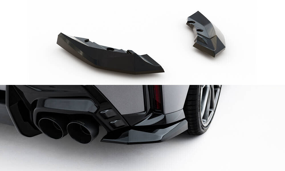 Heck Ansatz Flaps Diffusor V.2 für BMW M135i F70   Maxton Design