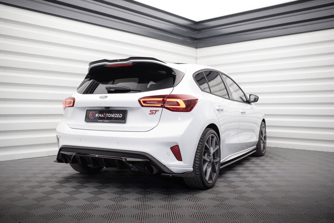 Heck Ansatz Flaps Diffusor V.2 für Ford Focus ST Mk4   Maxton Design