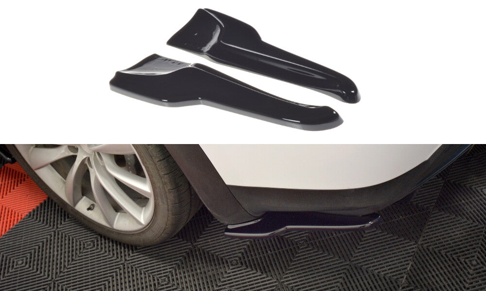 Heck Ansatz Flaps Diffusor V.2 für TESLA MODEL X   Maxton Design