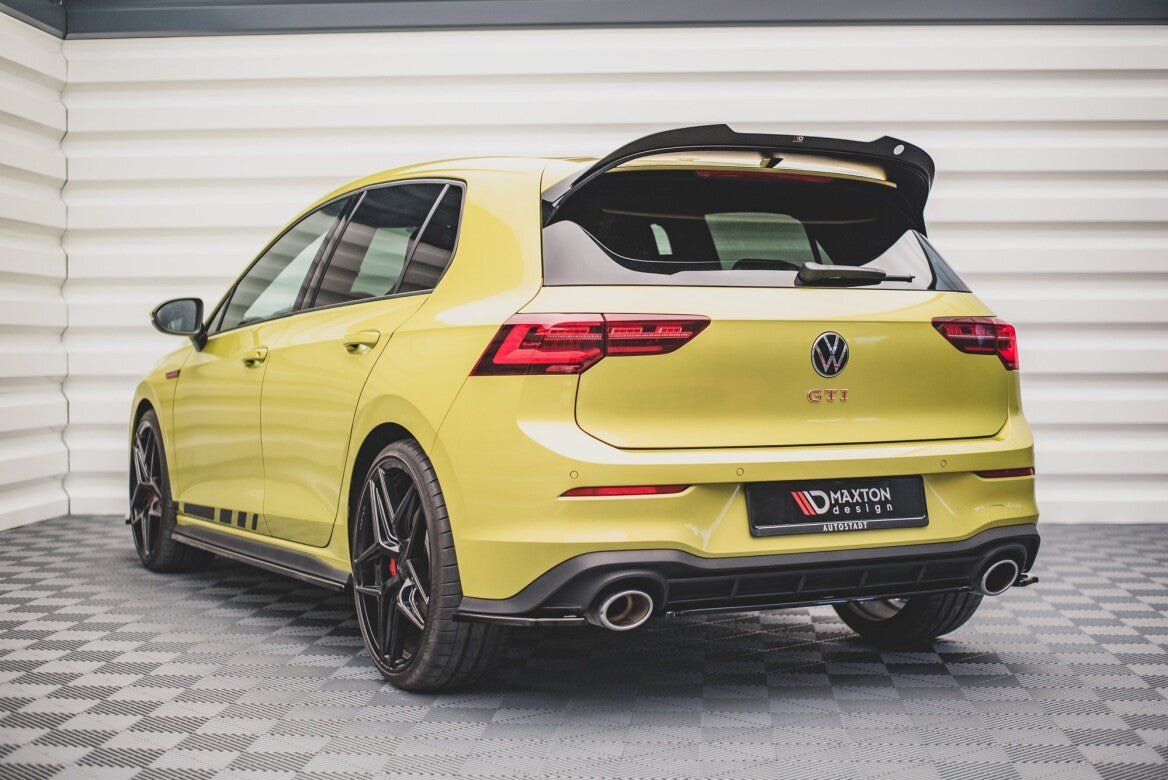 Heck Ansatz Flaps Diffusor V.2 für VW Golf 8 GTI Clubsport   Maxton Design