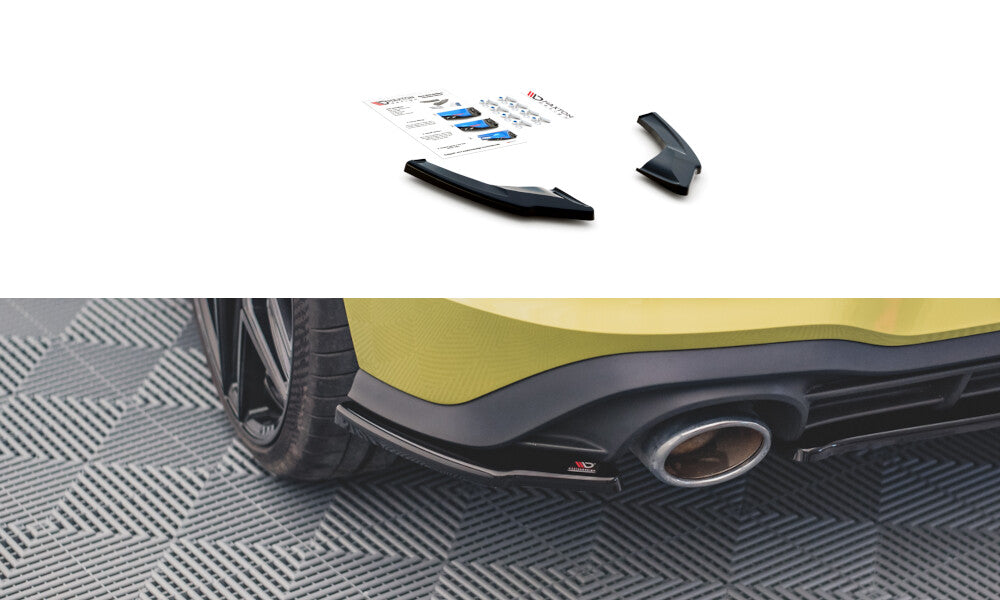 Heck Ansatz Flaps Diffusor V.2 für VW Golf 8 GTI Clubsport   Maxton Design