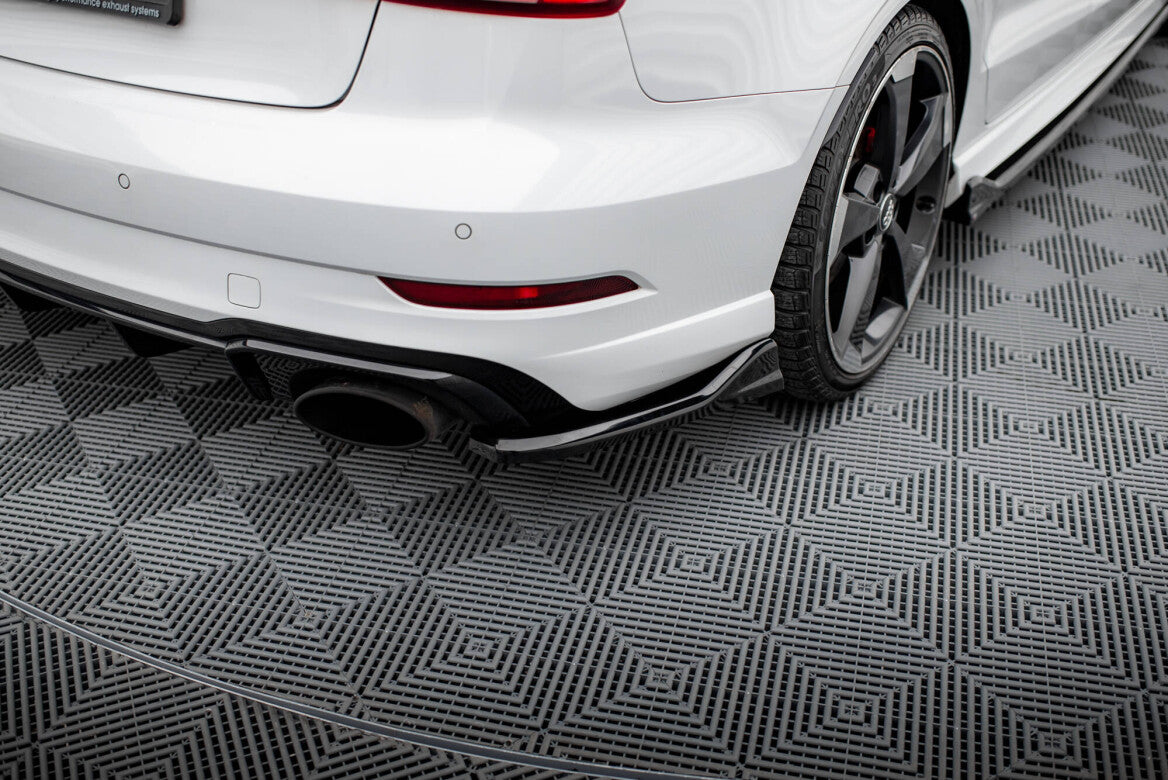 Heck Ansatz Flaps Diffusor V.3 für Audi RS3 Limousine 8V Facelift   Maxton Design