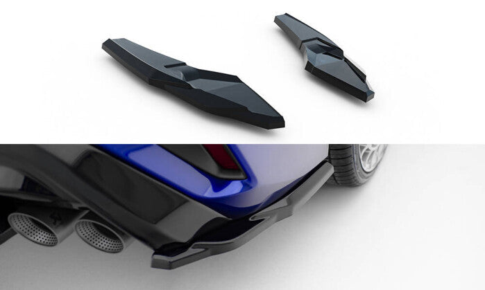 Heck Ansatz Flaps Diffusor V.3 für Audi S3 Limousine 8Y Facelift   Maxton Design