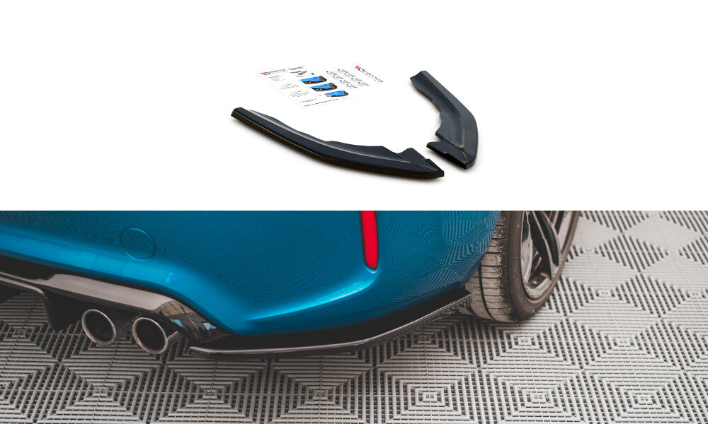 Heck Ansatz Flaps Diffusor V.2 für BMW M2 F87   Maxton Design