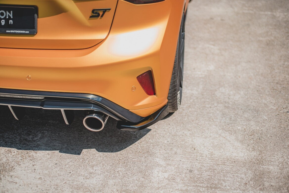 Heck Ansatz Flaps Diffusor V.3 für Ford Focus ST Mk4   Maxton Design