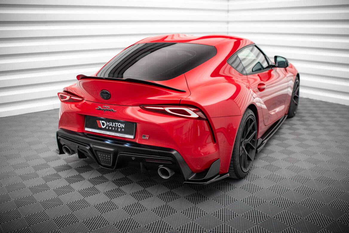 Heck Ansatz Flaps Diffusor V.3 für Toyota Supra Mk5   Maxton Design