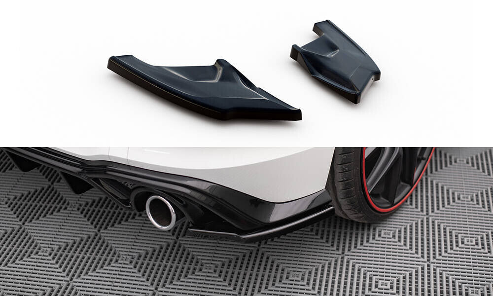 Heck Ansatz Flaps Diffusor V.3 für Volkswagen Golf GTI Mk8   Maxton Design
