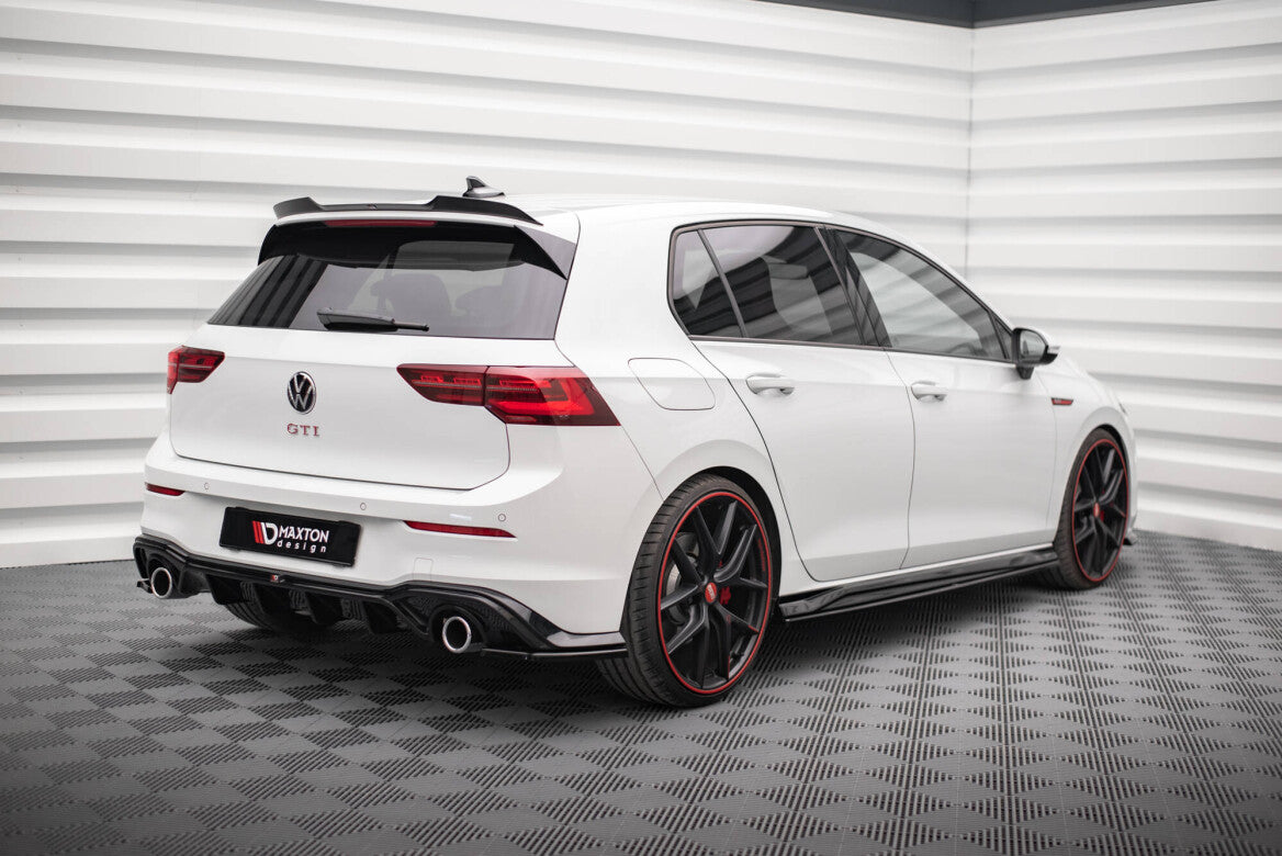 Heck Ansatz Flaps Diffusor V.3 für Volkswagen Golf GTI Mk8   Maxton Design