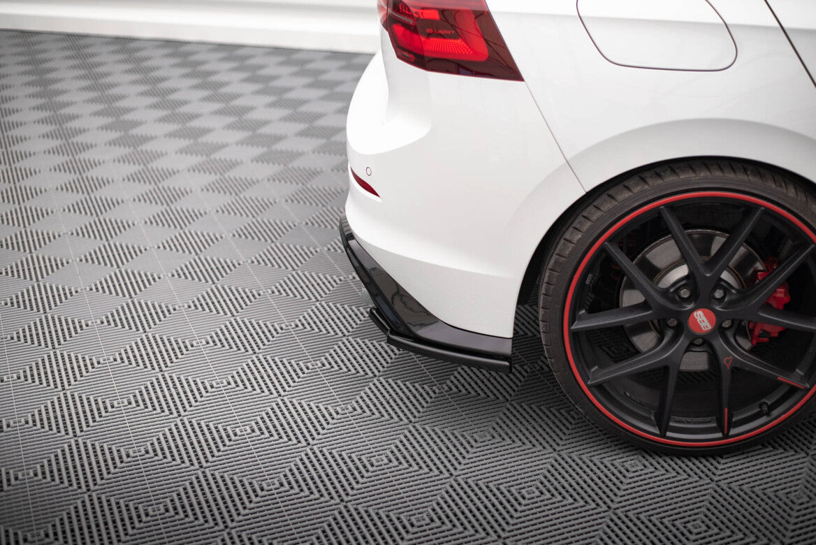 Heck Ansatz Flaps Diffusor V.3 für Volkswagen Golf GTI Mk8   Maxton Design
