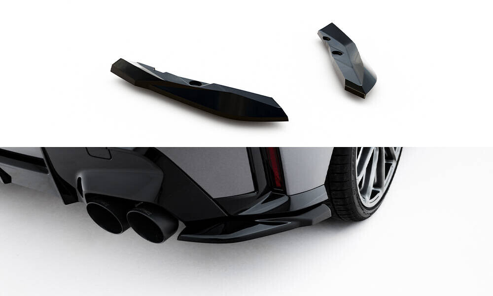 Heck Ansatz Flaps Diffusor V.4 für BMW M135i F70   Maxton Design