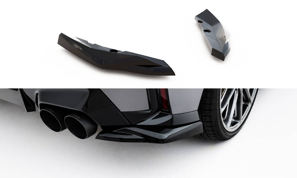 Heck Ansatz Flaps Diffusor V.5 für BMW M135i F70   Maxton Design