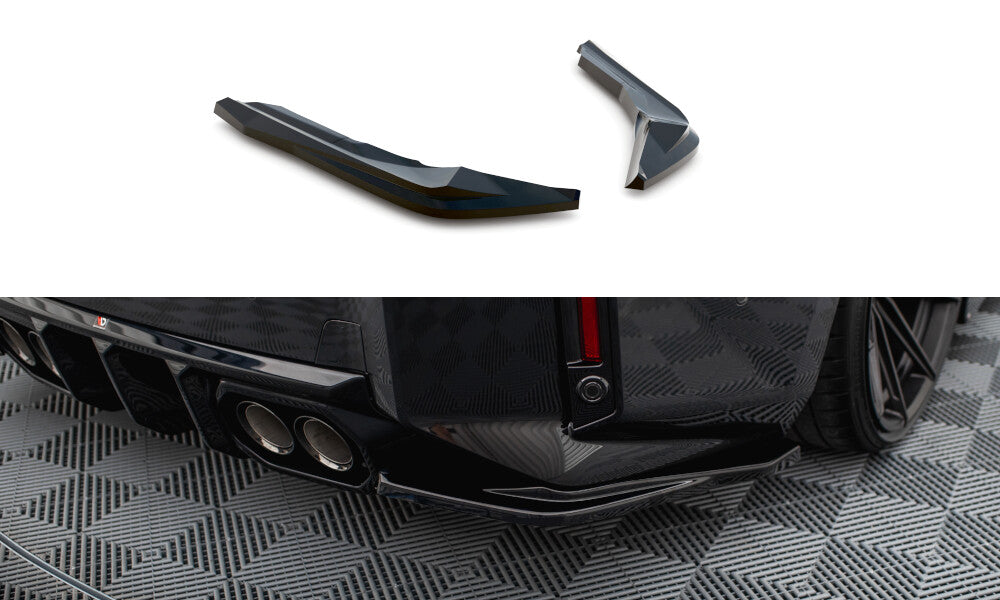 Heck Ansatz Flaps Diffusor V.5 für BMW M2 G87   Maxton Design