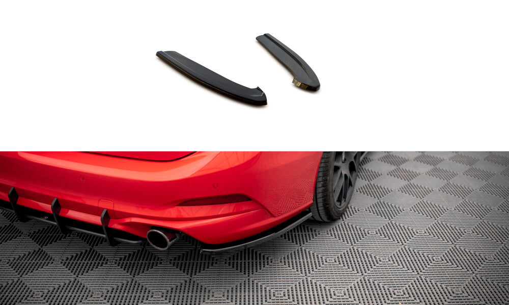 Heck Ansatz Flaps Diffusor V.5 für Ford Focus Kombi ST-Line Mk4   Maxton Design