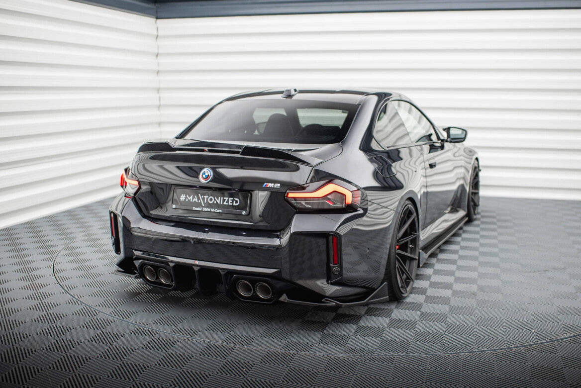 Heck Ansatz Flaps Diffusor V.6 für BMW M2 G87   Maxton Design