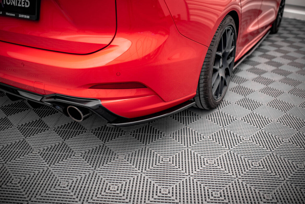 Heck Ansatz Flaps Diffusor V.7 für Ford Focus Kombi ST-Line Mk4   Maxton Design