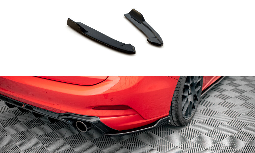 Heck Ansatz Flaps Diffusor V.8 für Ford Focus Kombi ST-Line Mk4   Maxton Design